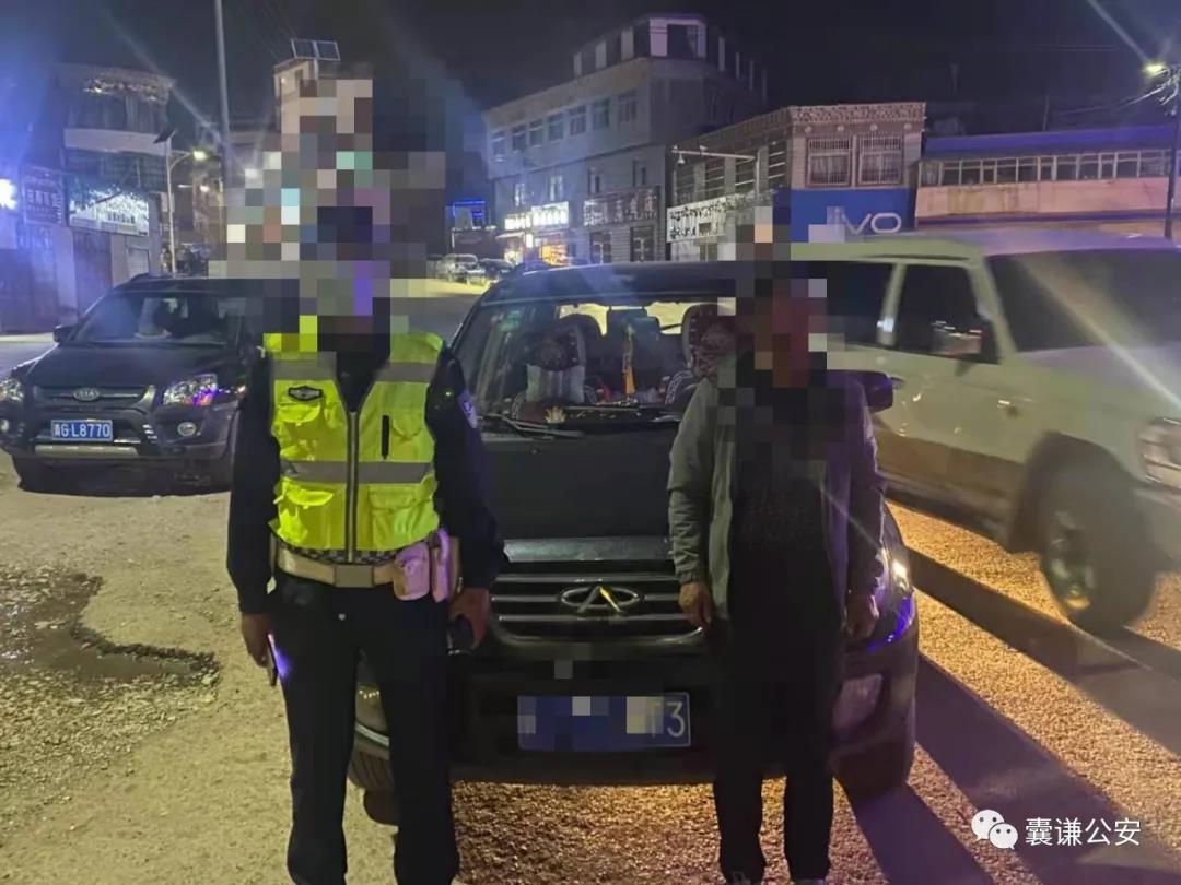 囊谦县公安局交警大队曝光一起饮酒驾驶