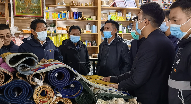 西然江措赴毛庄乡调研指导工作