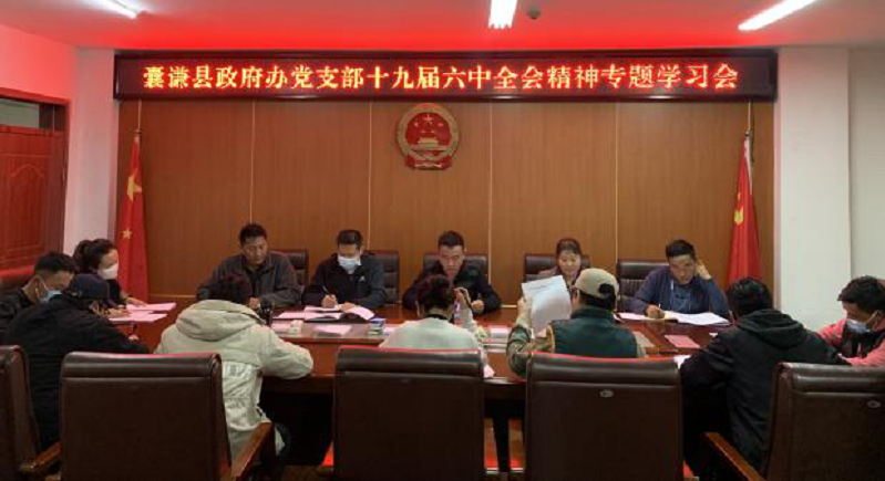 天九国际娱乐网站网址党支部 召开十九届六中全会精神专题学习会议