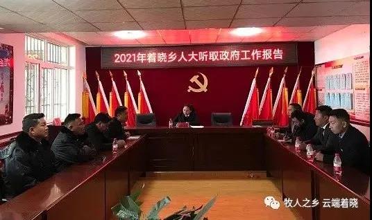 （着晓）乡人大听取2021年政府工作报告