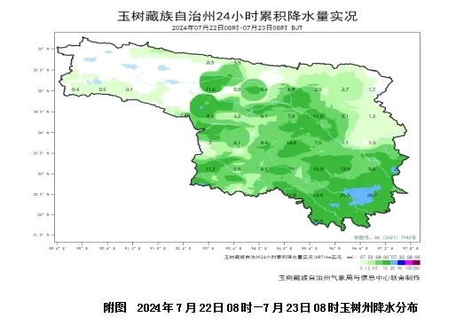 玉树州最新雨情信息